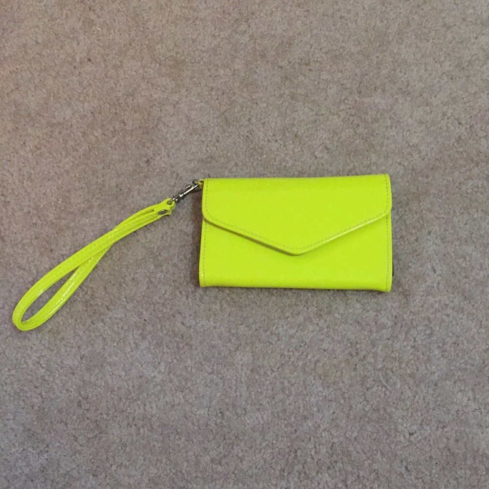 Charming Charlie’s Yellow Wristlet
